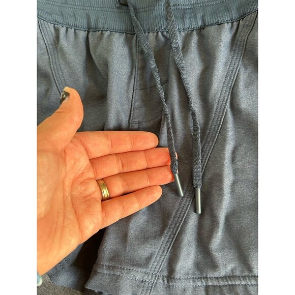The North Face Women’s Aphrodite Shorts Blue Drawstring Outdoors Athletic XS - Picture 2 of 6